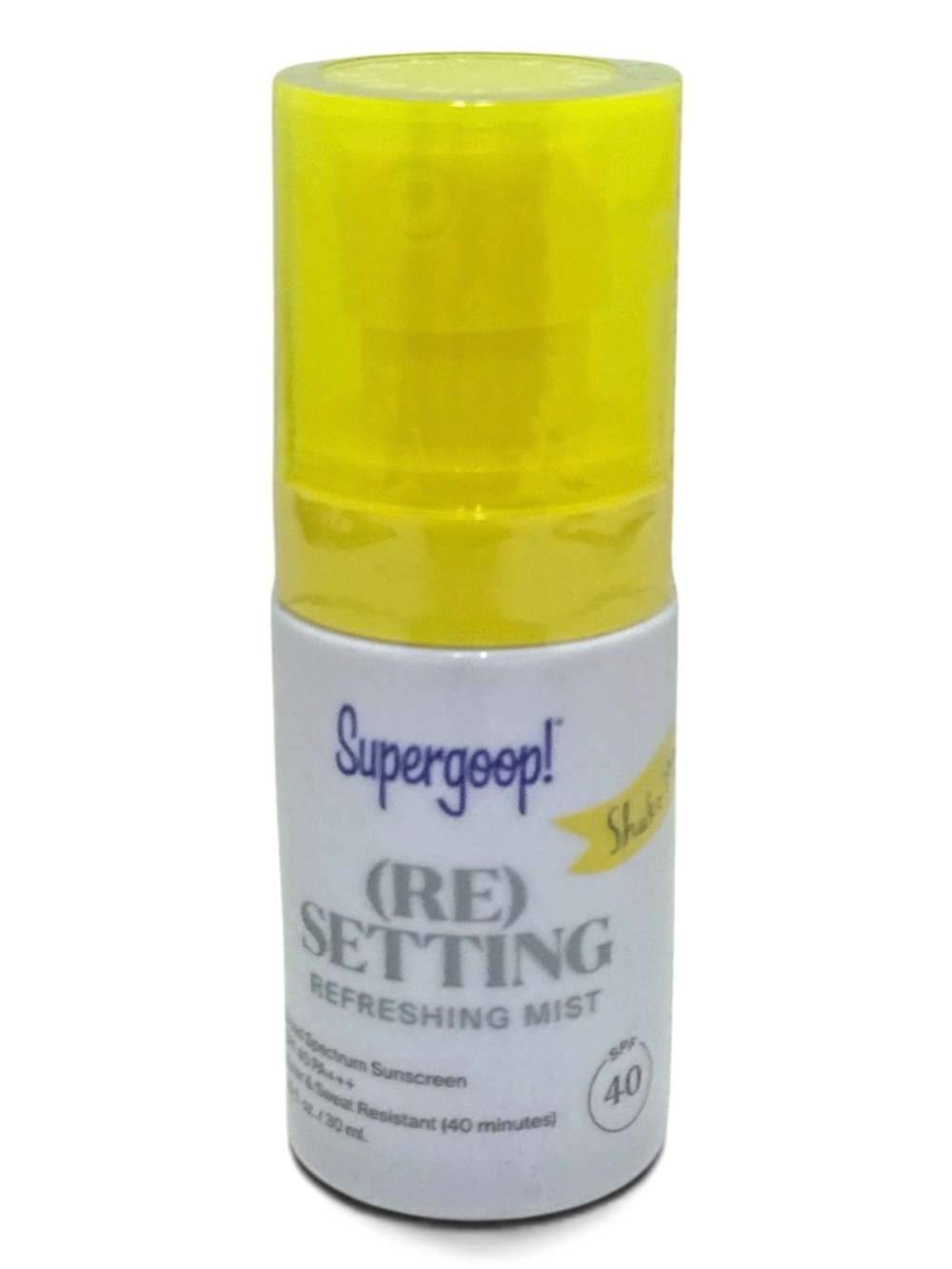 NWT Sealed Supergoop! SPF 40 (Re)Setting Refreshing Mist Sealed 1 oz